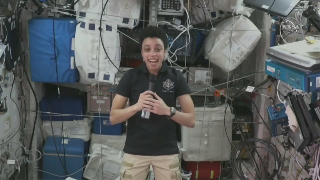 NASA astronaut calls Caltech community from space