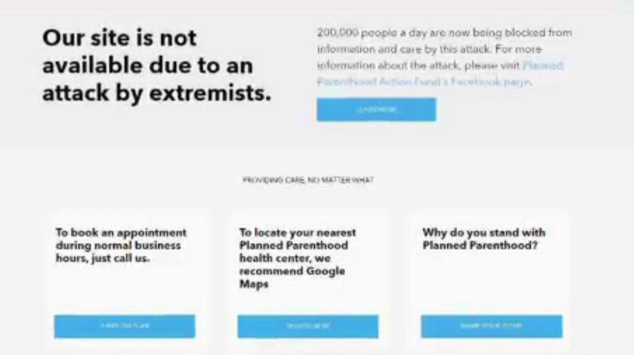 Planned Parenthood's site Hacked