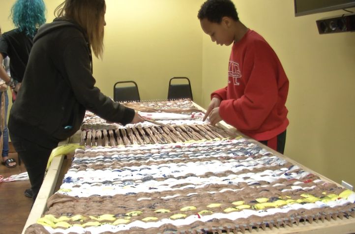 Woman Upcycles Plastic Bags Into Sleeping Mats for Homeless