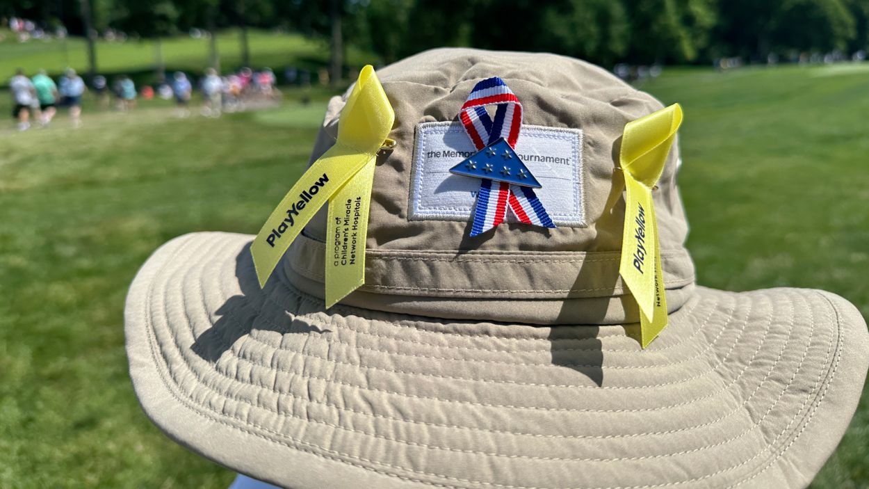 Pga yellow ribbons on caps deals