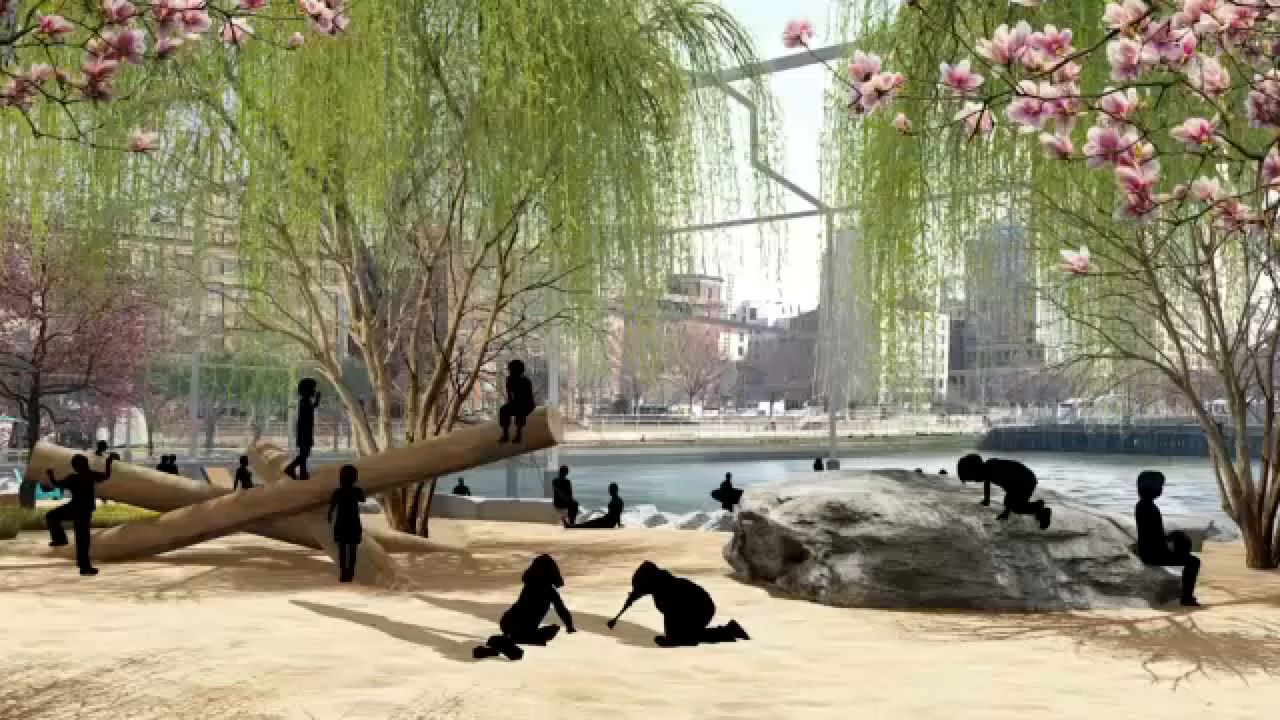 Manhattan will have its first public beach