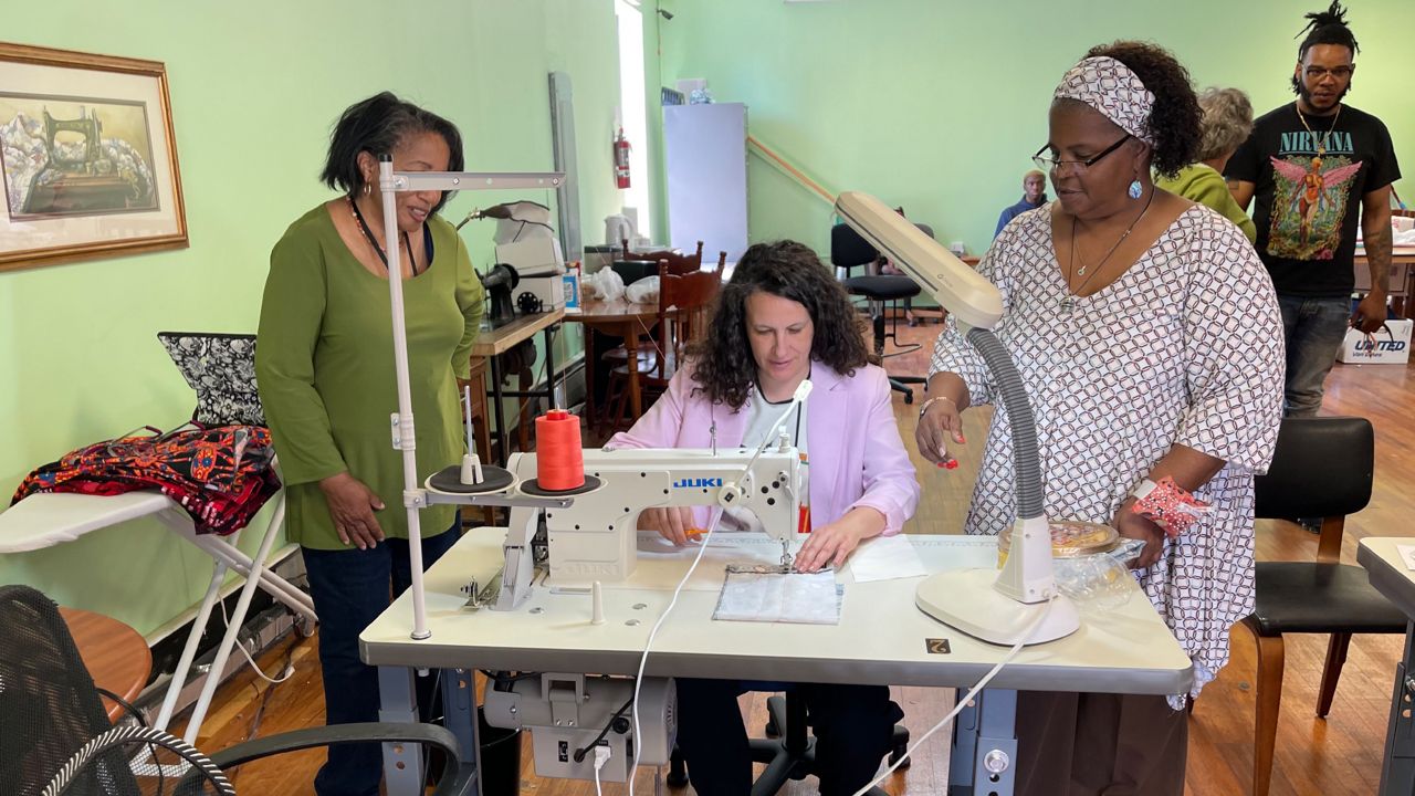 Poughkeepsie sewing workspace attracts diverse group
