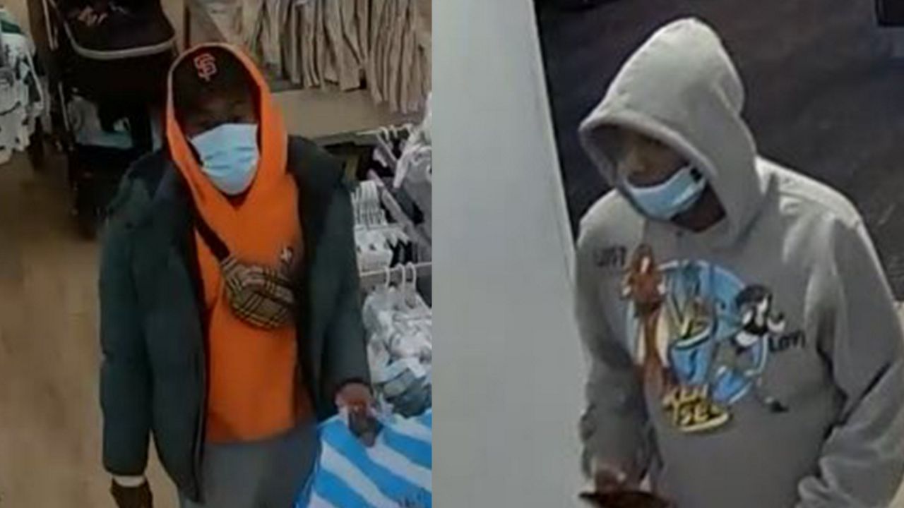 Columbus Police need help identifying these two suspects, who exchanged gun fire inside Polaris Fashion Place mall Wednesday.