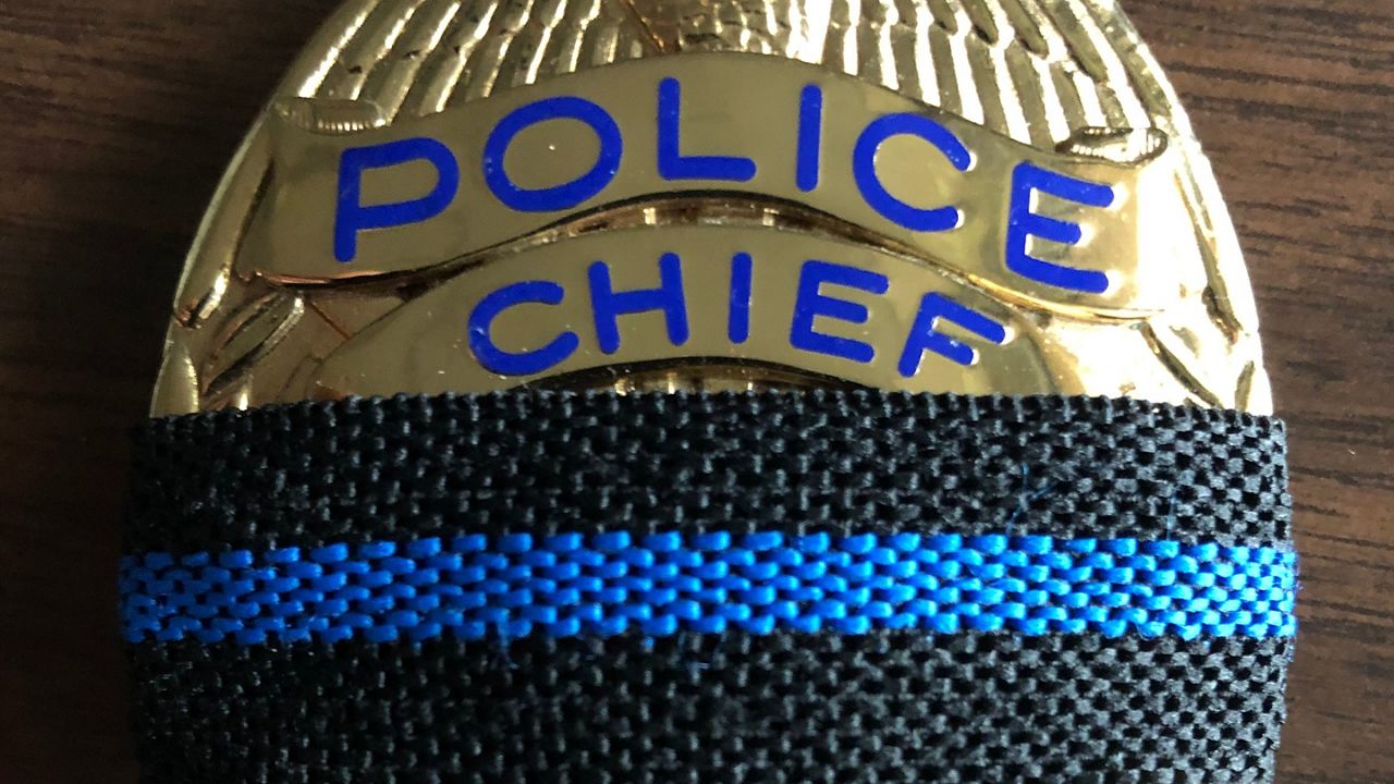 Police chief badge