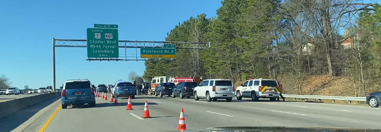 A police shooting on I-440 in Raleigh shut down most of the road Tuesday.