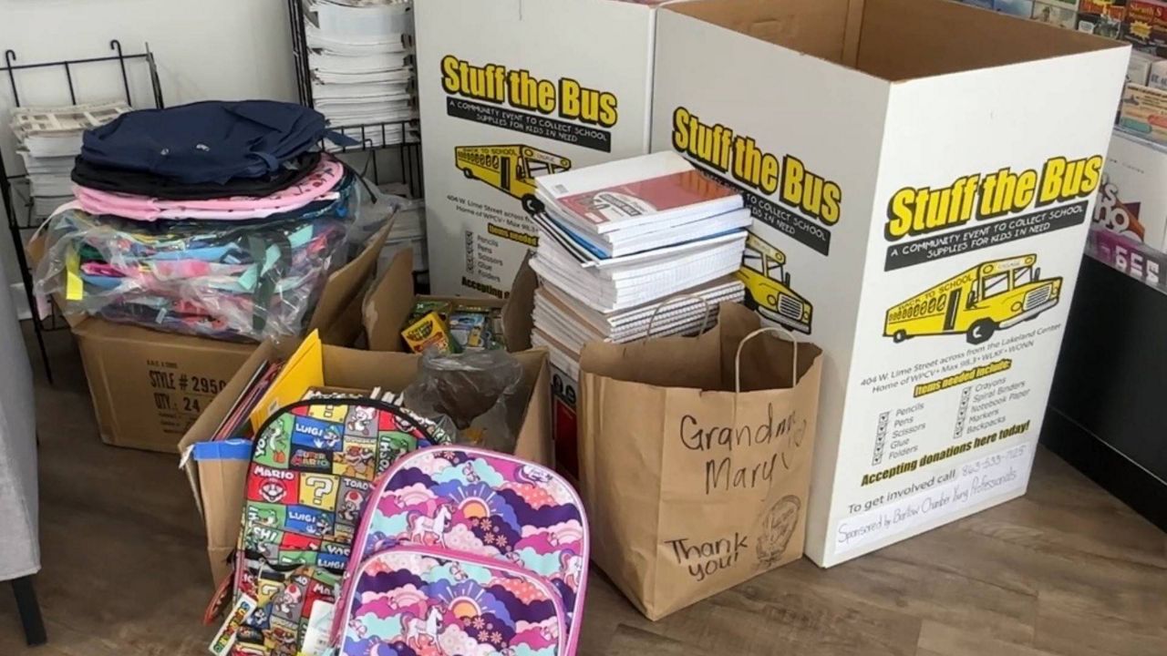 Bartow 'Stuff the Bus' event aiming to helps students experiencing homelessness