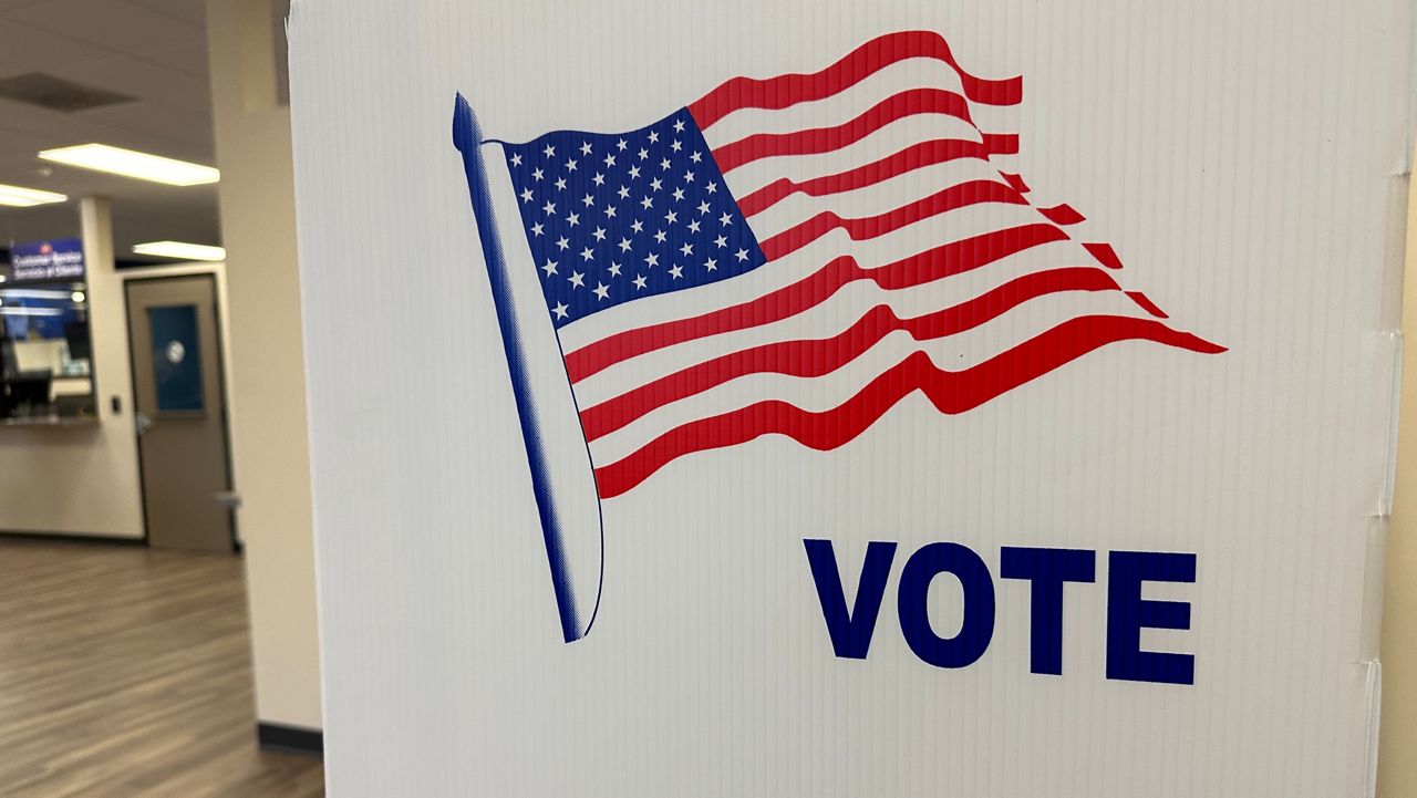 Voting booth at the Orange County Supervisor of Elections Office. (Spectrum News/Devin Martin)