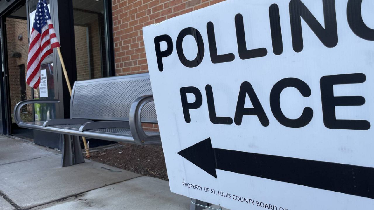 A St. Louis County voting precinct as seen on April 4, 2023 (Spectrum News/Gregg Palermo
