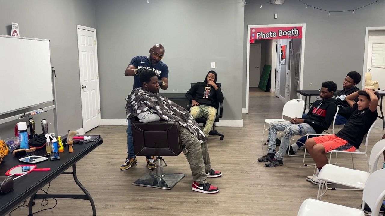 Barbershop talk aims to teach teens how to resolve conflict