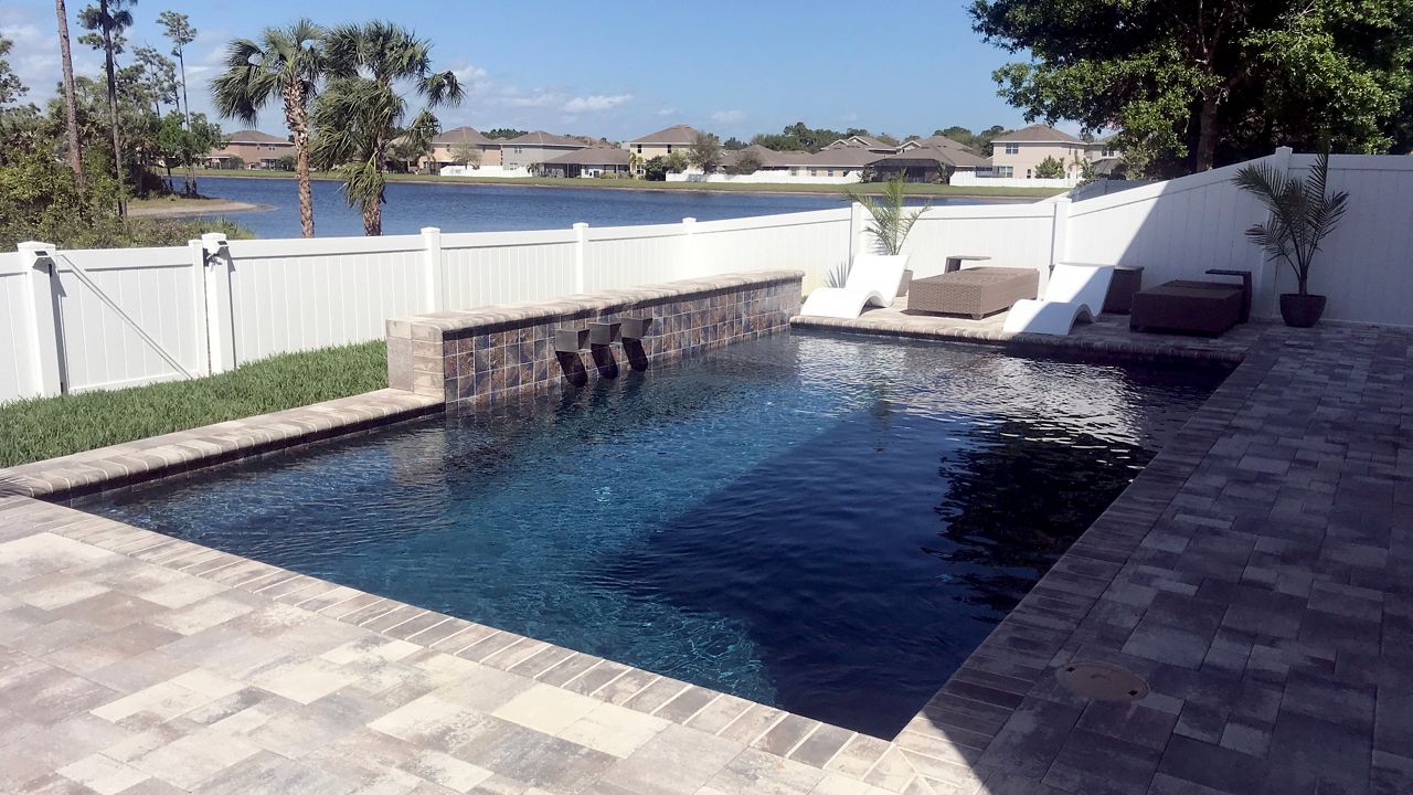Pool companies in Central Florida report a dramatic increase in business as the COVID-19 pandemic continues. (Greg Pallone/Spectrum News 13)