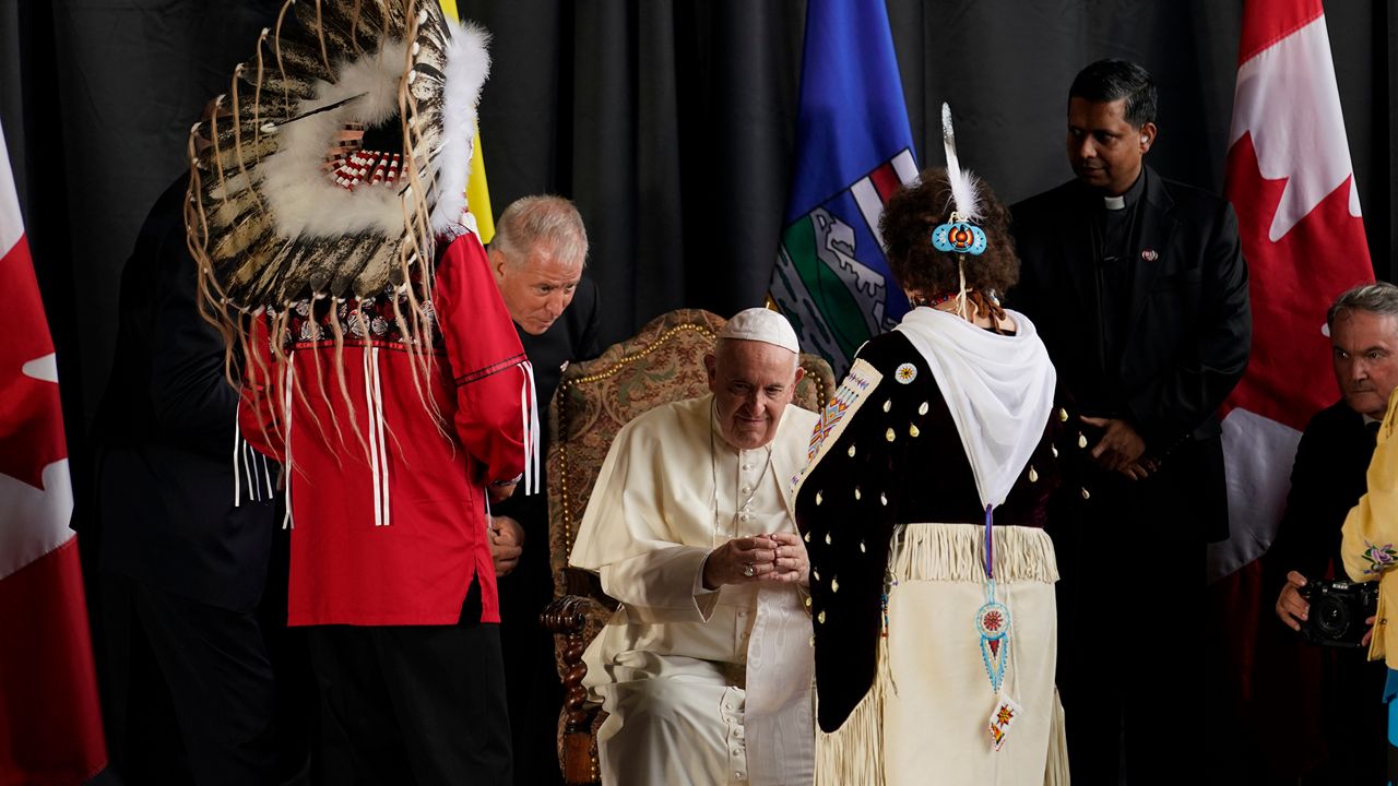 Pope lands in Canada, set for apologies to Indigenous groups