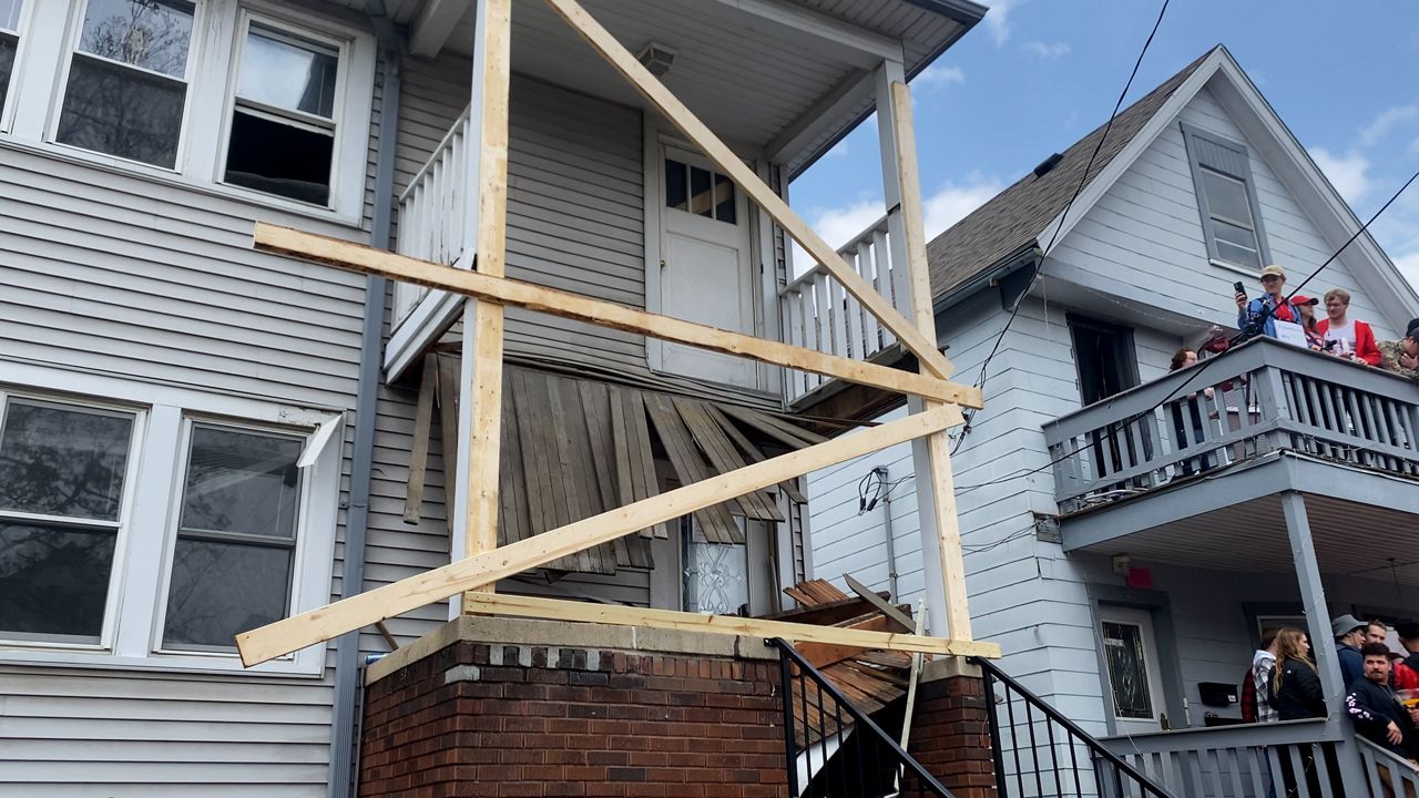 Three hurt in porch collapse during Mifflin Street Block Party