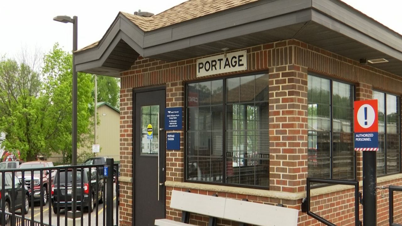 The Portage, WI Amtrak Station 