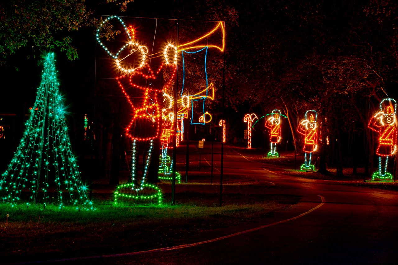 A portion of the display at Prairie Lights. (Courtesy: City of Grand Prairie)