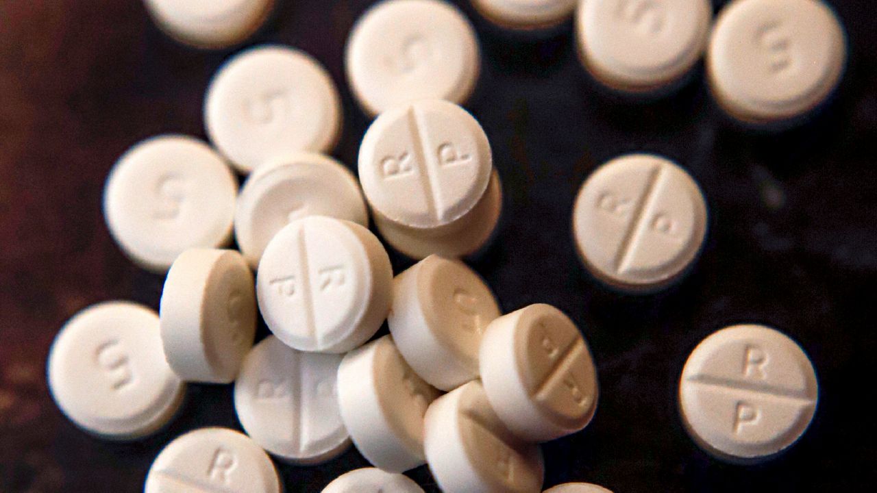5-mg pills of oxycodone (AP Photo/Keith Srakocic)