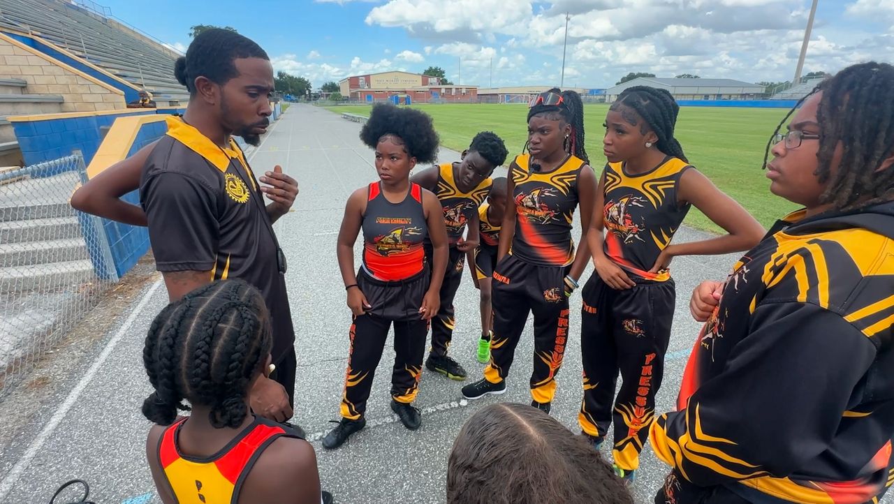 Pressure Track and Field prepares for the Junior Olympics. (Spectrum News/Alexis Jones)