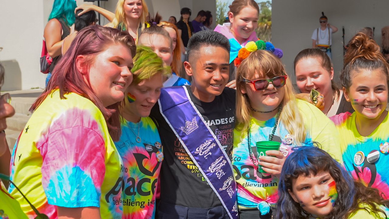 Young Pride revelers. (Courtesy Pasco Pride Festival)