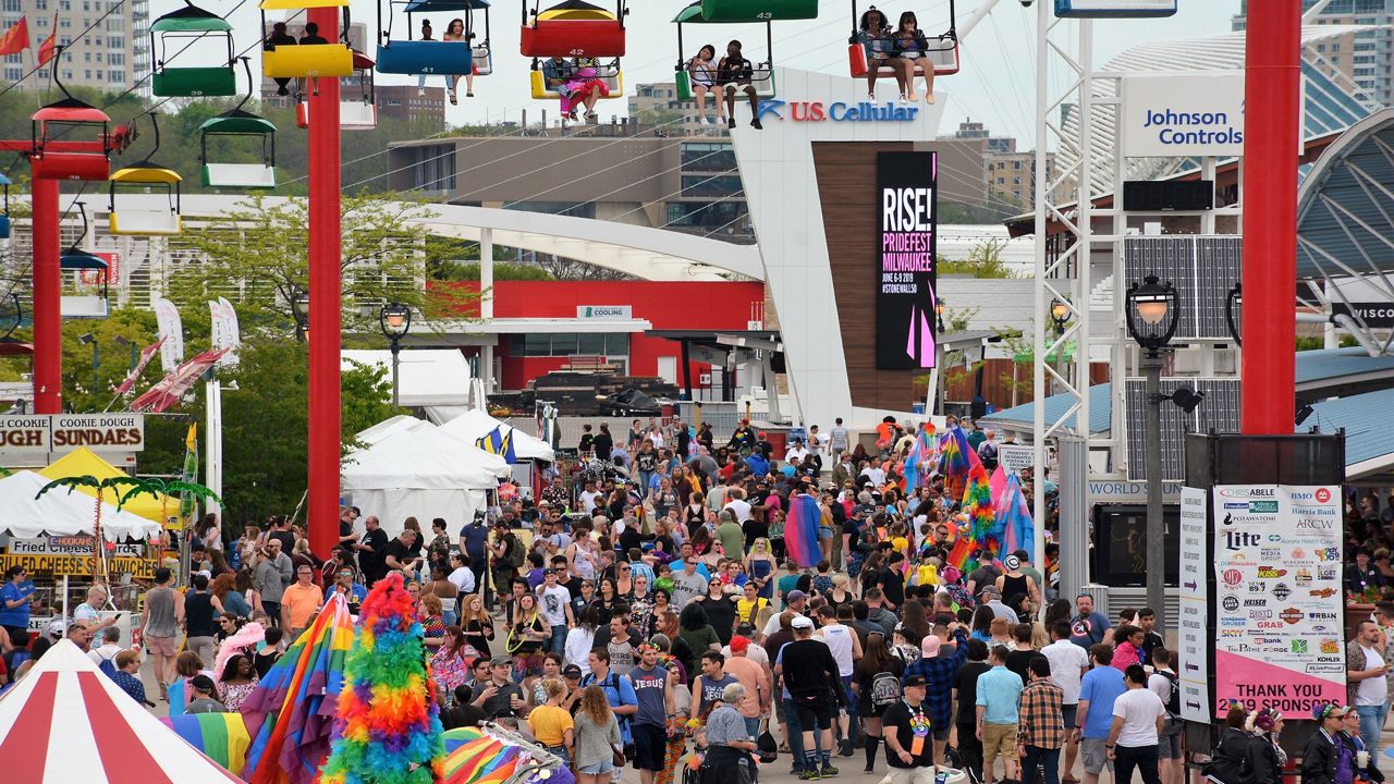 2019's PrideFest Milwaukee grounds (Ken Brown)