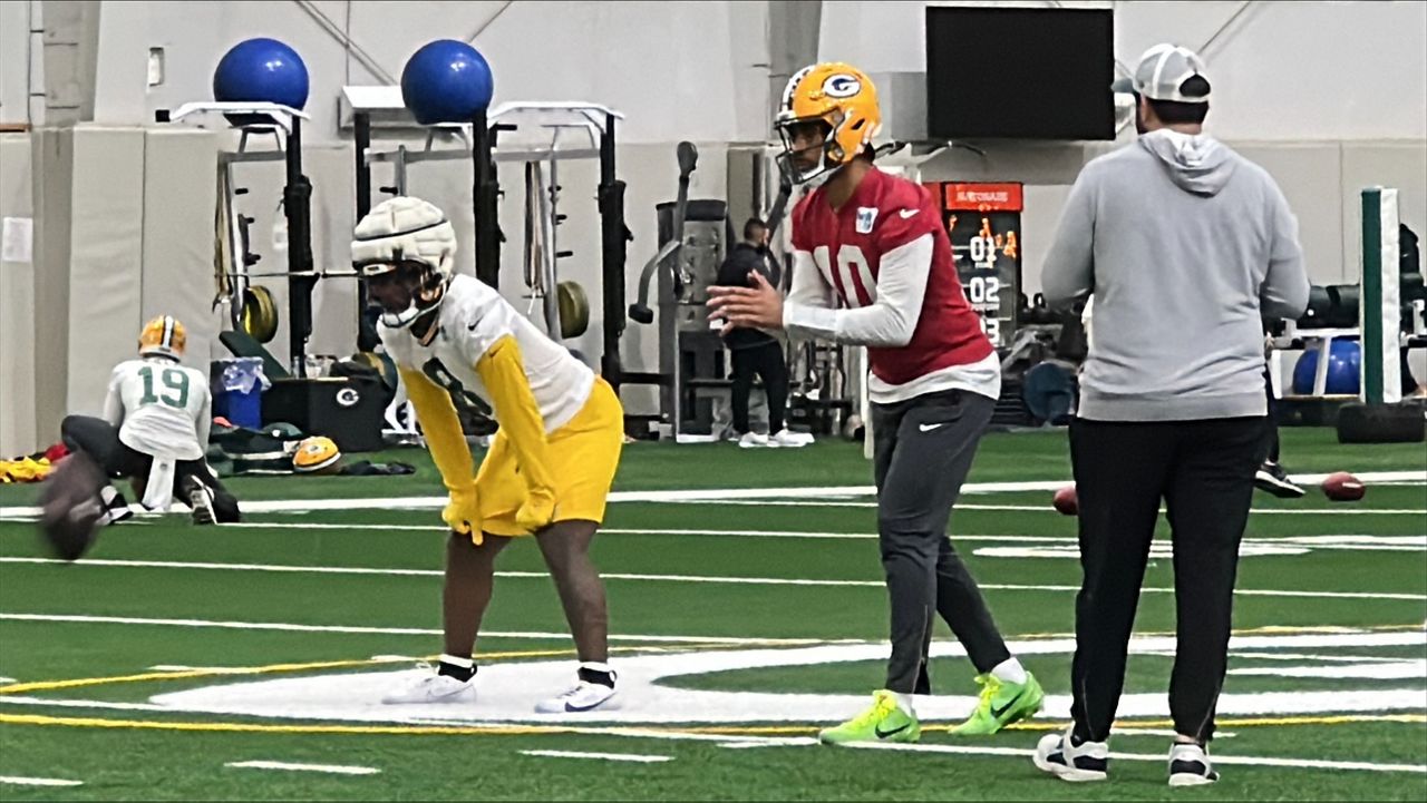 The Green Bay Packers practiced Thursday ahead of Sunday's matchup with the Minnesota Vikings.