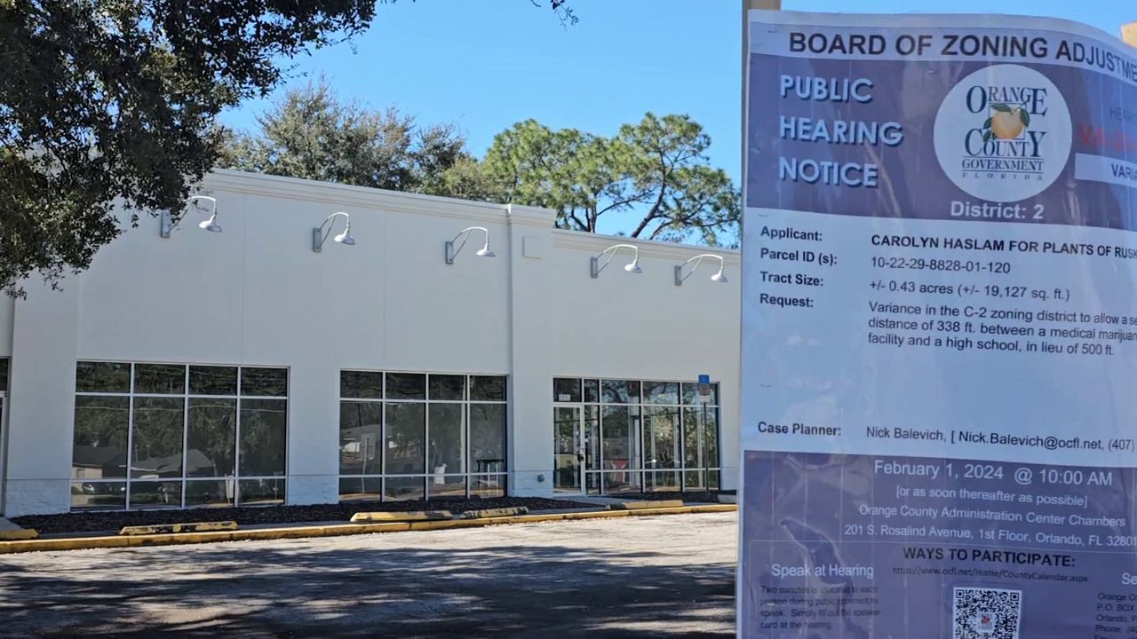 Orange County officials voted against a medical marijuana dispensary near Edgewater High School property. (Spectrum News/Chris Hare)