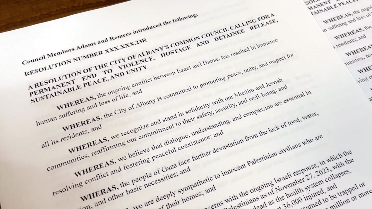 Gaza Ceasefire Resolution Proposed To Albany Common Council