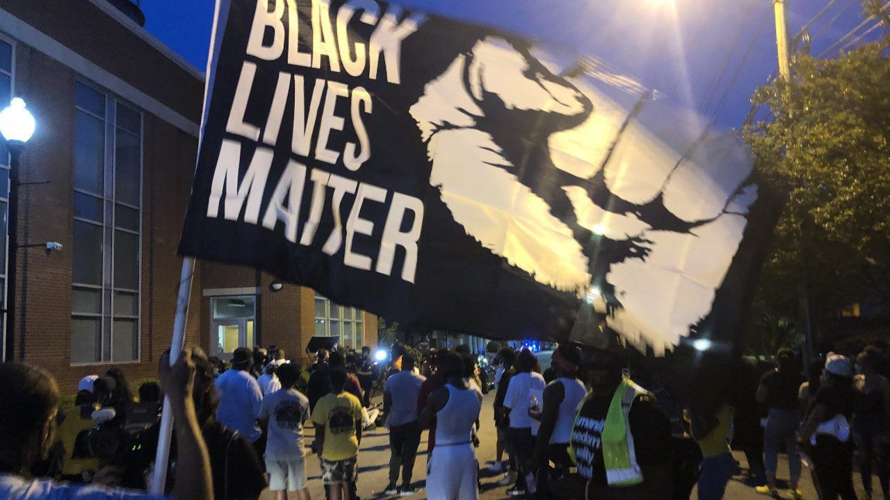 Protesters marched in Raleigh, Charlotte, Wilmington and other cities across the state to demand police reform after several high profile cases in North Carolina and nationally of people dying at the hands of law enforcement. (Spectrum News 1/Charles Duncan)