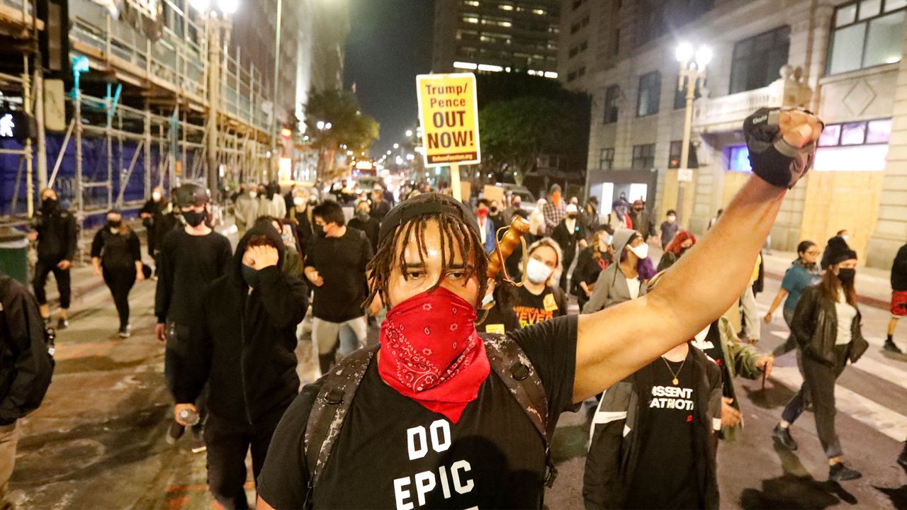 Unlawful Assembly Declared Near Pershing Square