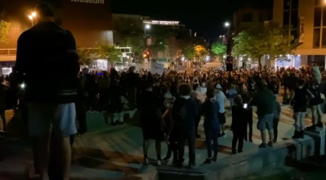 Several arrests made after protests turn violent in Madison