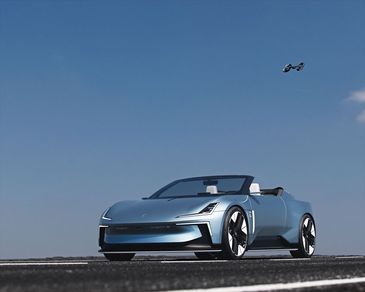 Polestar unveils electric convertible in Beverly Hills