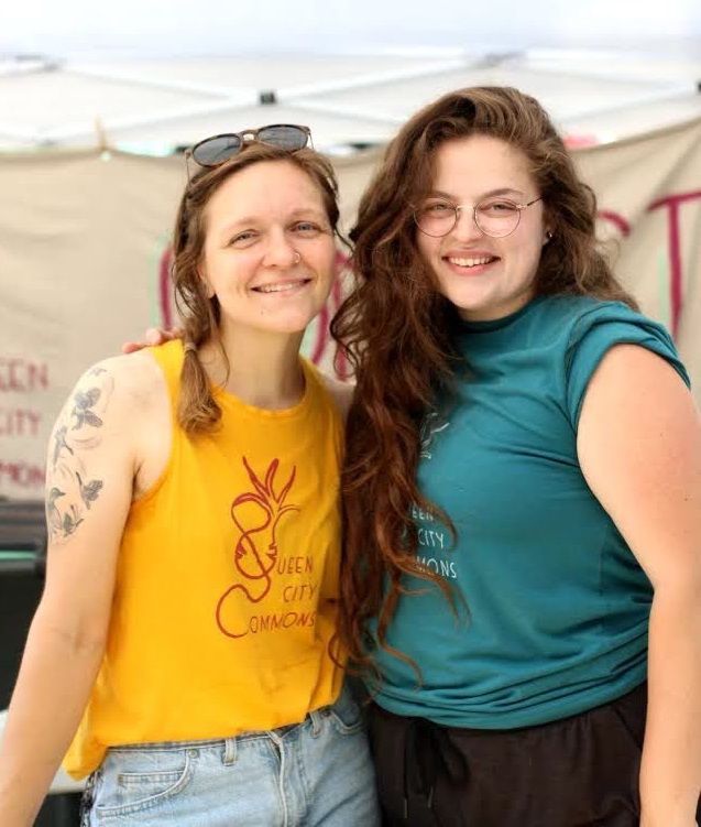 The owners of Queen City Commons, Marie Hopkins and Julia Marchese, believe co-ops offer a more ethical business model for employees. (Photo courtesy of Julia Marchese)