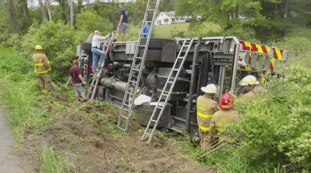 Fire Truck Rollover Leaves Local Company Without Its Top Tool