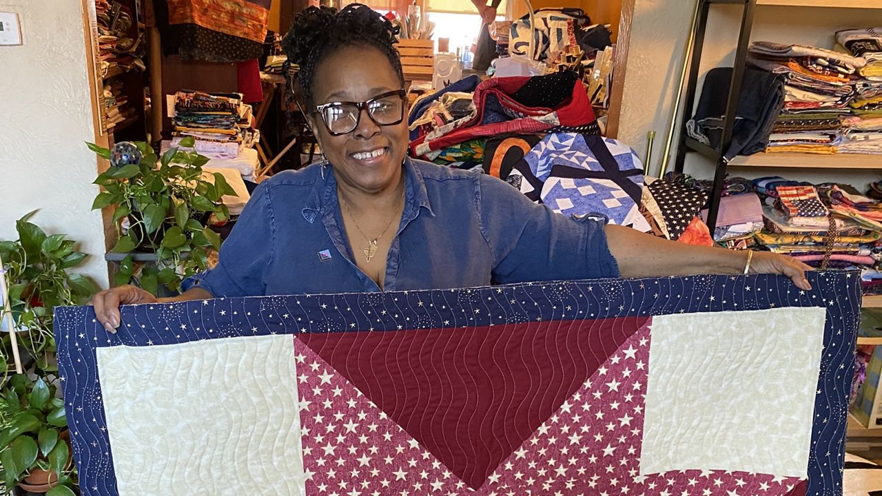 Quilts for cops brings comfort to NYPD families