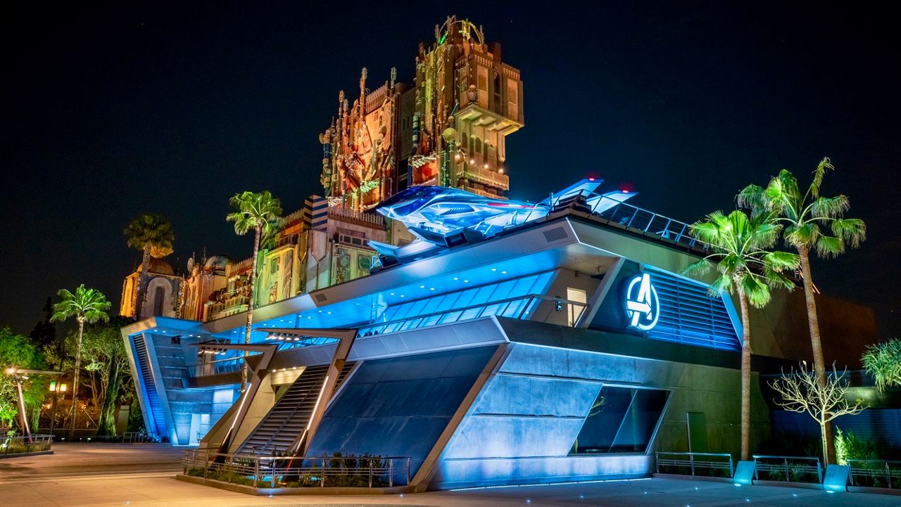 The Avengers Quinjet at Disney California Adventure