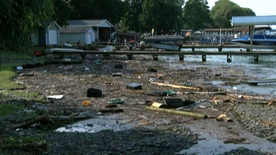 Lakeside town of Lodi drying out after summer deluge