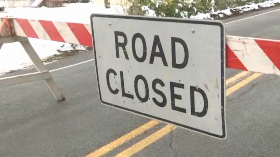 road closed