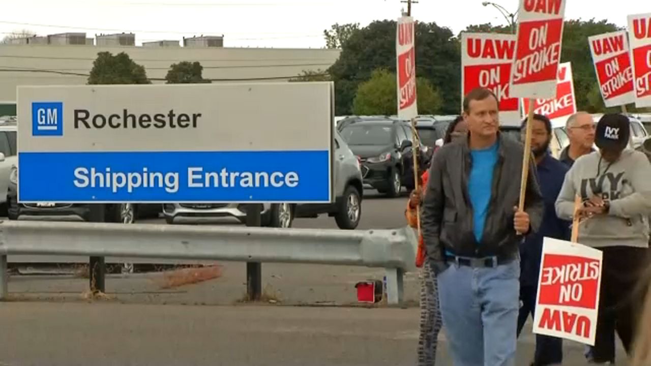 GM Workers Strike in Rochester