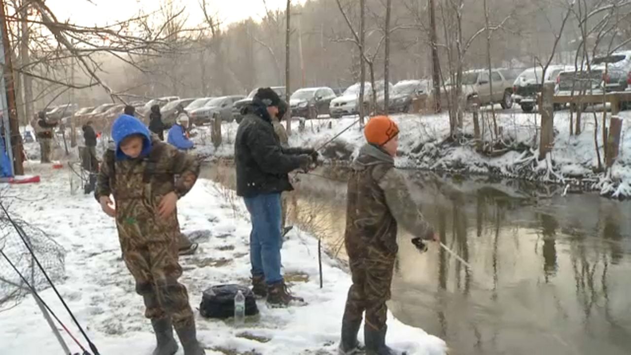 Snowy Trout Derby Draws Crowds