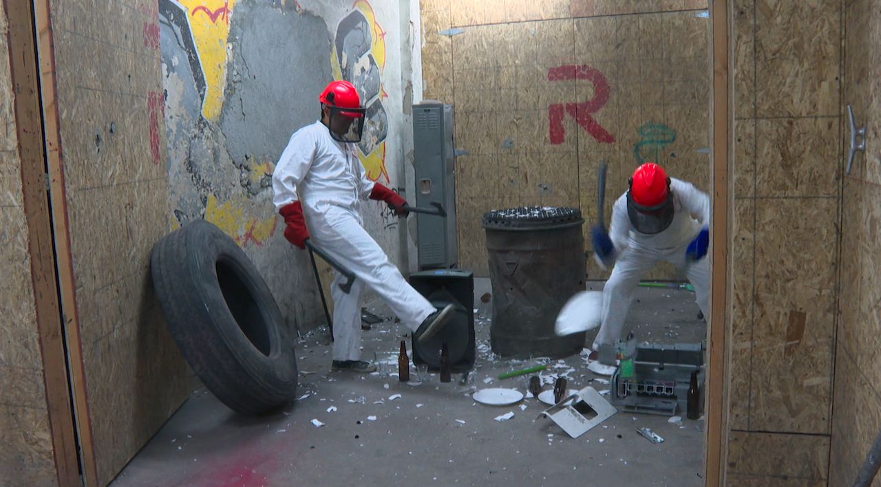 Rage Room Provides Emotional Release That's Therapeutic