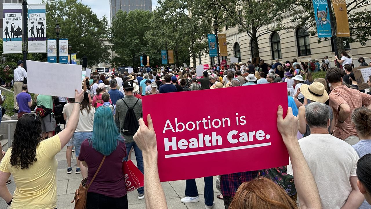 On Saturday, Gov. Roy Cooper vetoed a bill that would ban most abortions in North Carolina after 12 weeks. He signed the ban at a rally in downtown Raleigh.