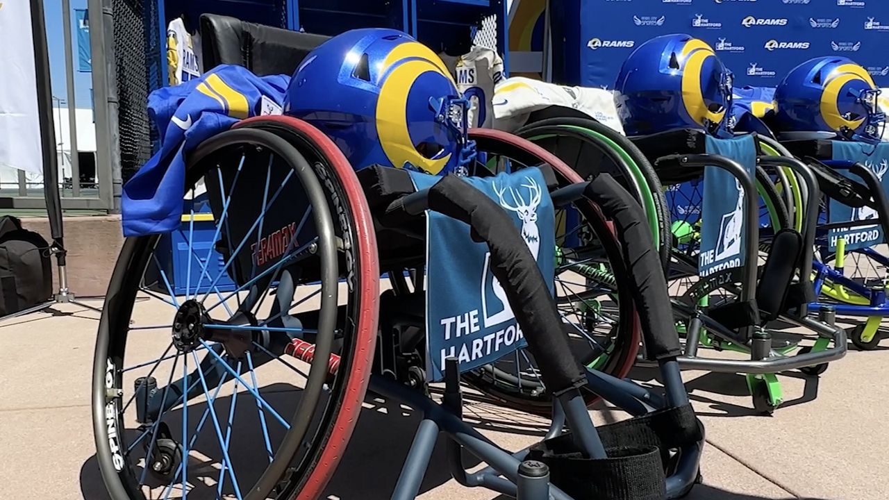 Rams' wheelchair football team receives a gamechanging gift