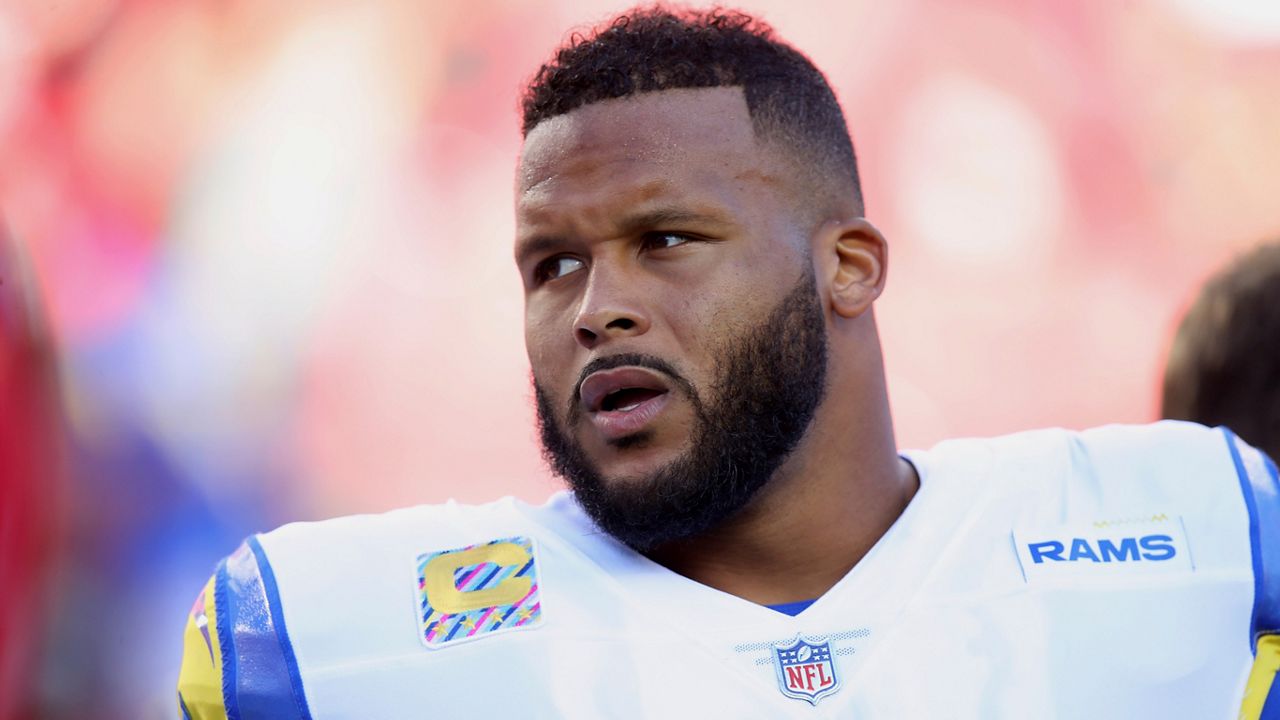 Rams' Aaron Donald to miss first game due to injury in his career