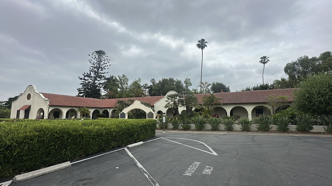 Outside of the Dominguez Rancho Adobe Museum. (Spectrum News/Vania Patino)