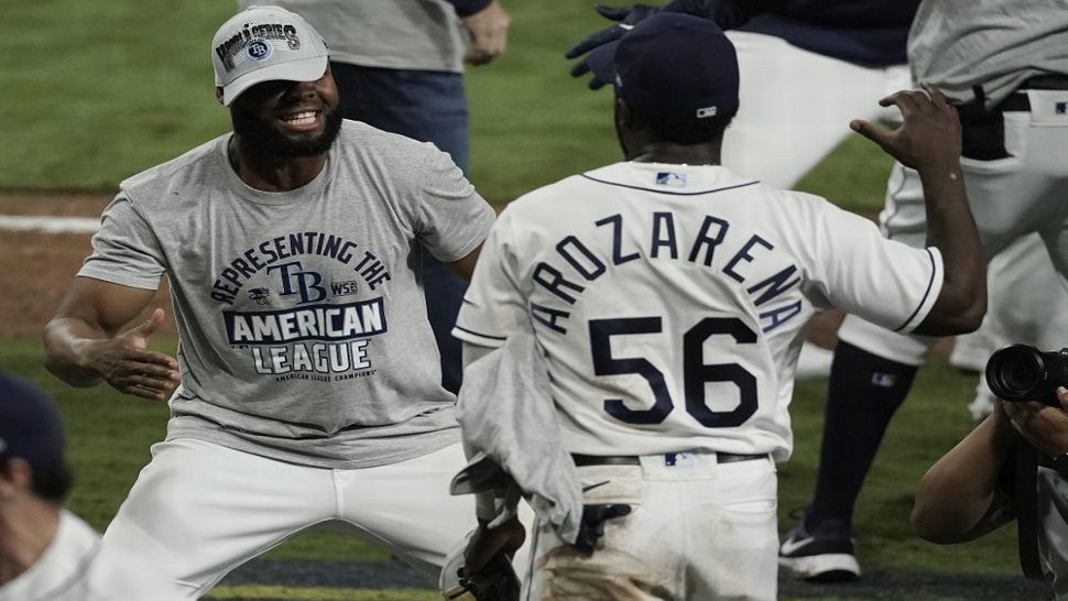 Tampa Bay Rays win American League pennant, will face Dodgers or