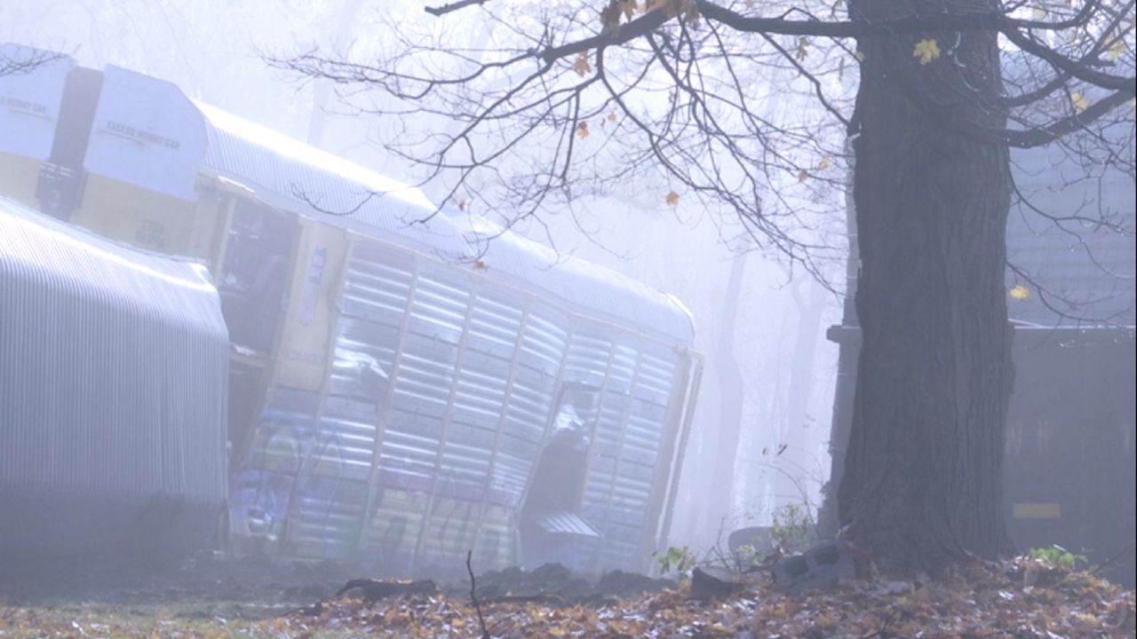 Clean up continues after train derailment in Ravenna