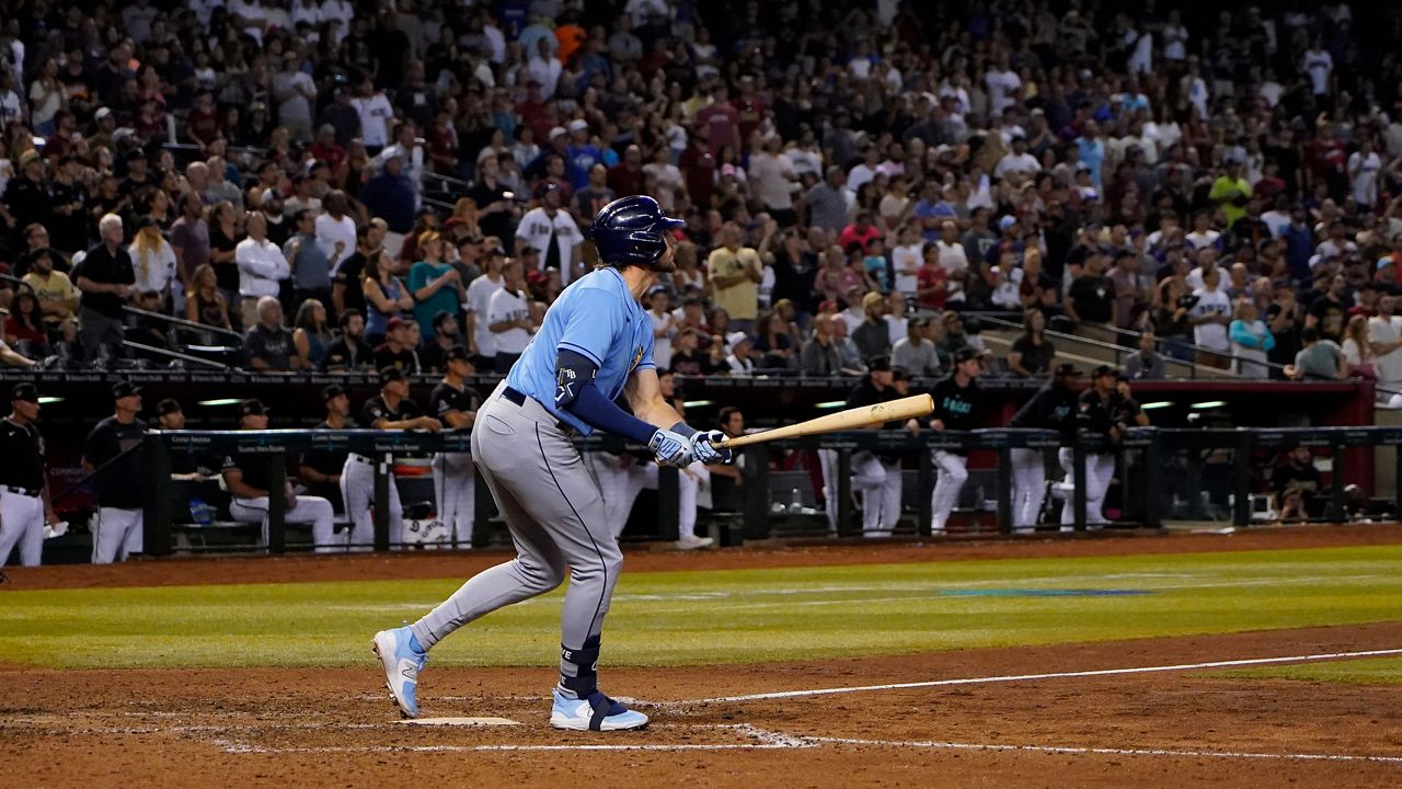 Rays make 9th inning comeback in 32 win over Diamondbacks