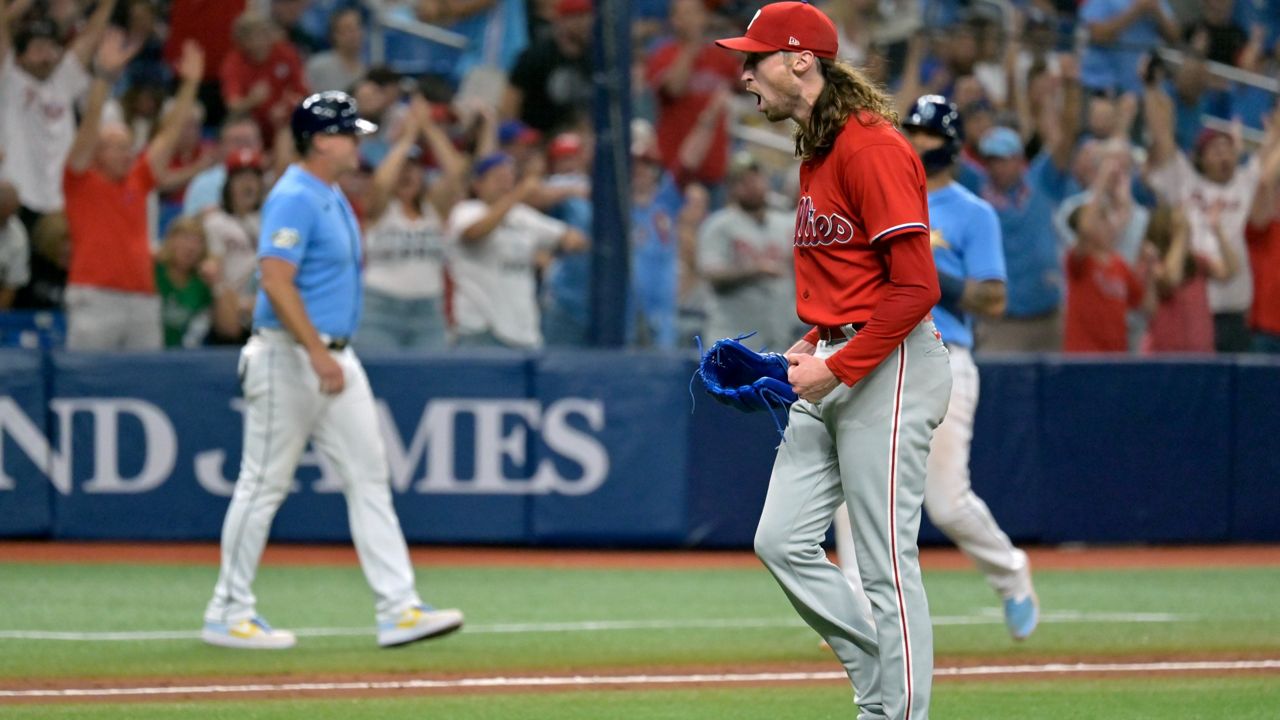 Phillies send Rays to 5th consecutive loss