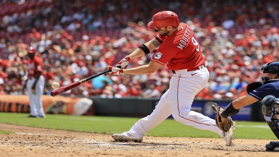Reds' Tyler Stephenson hits home run in FIRST EVER at-bat! 
