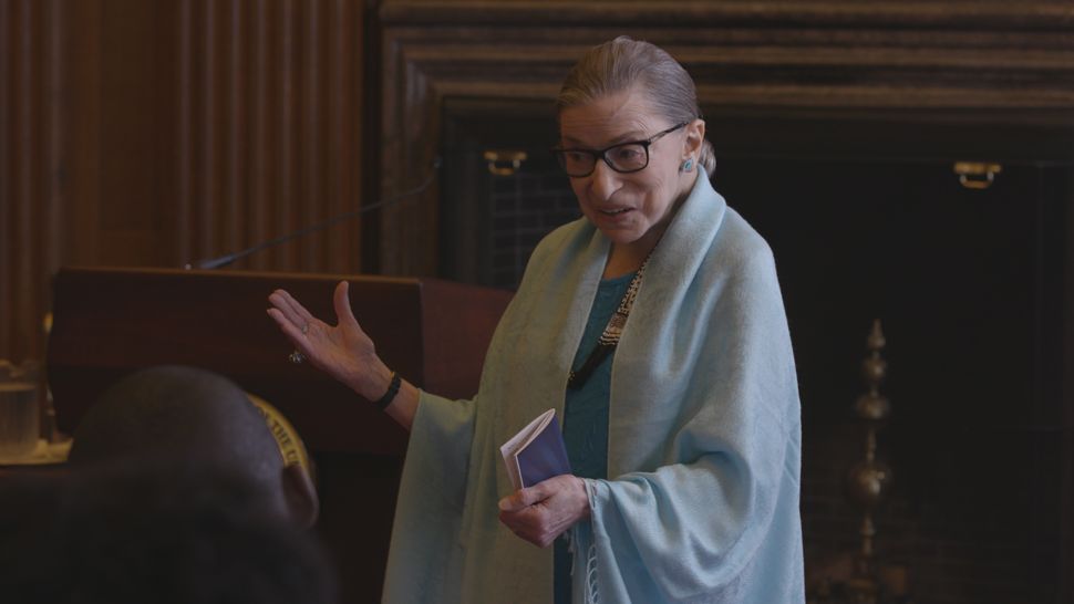 Justice Ginsburg in "RBG," a Magnolia Pictures release. Photo courtesy of Magnolia Pictures. 