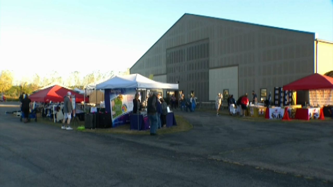 Crowds gather for ReAwaken America Tour in Batavia