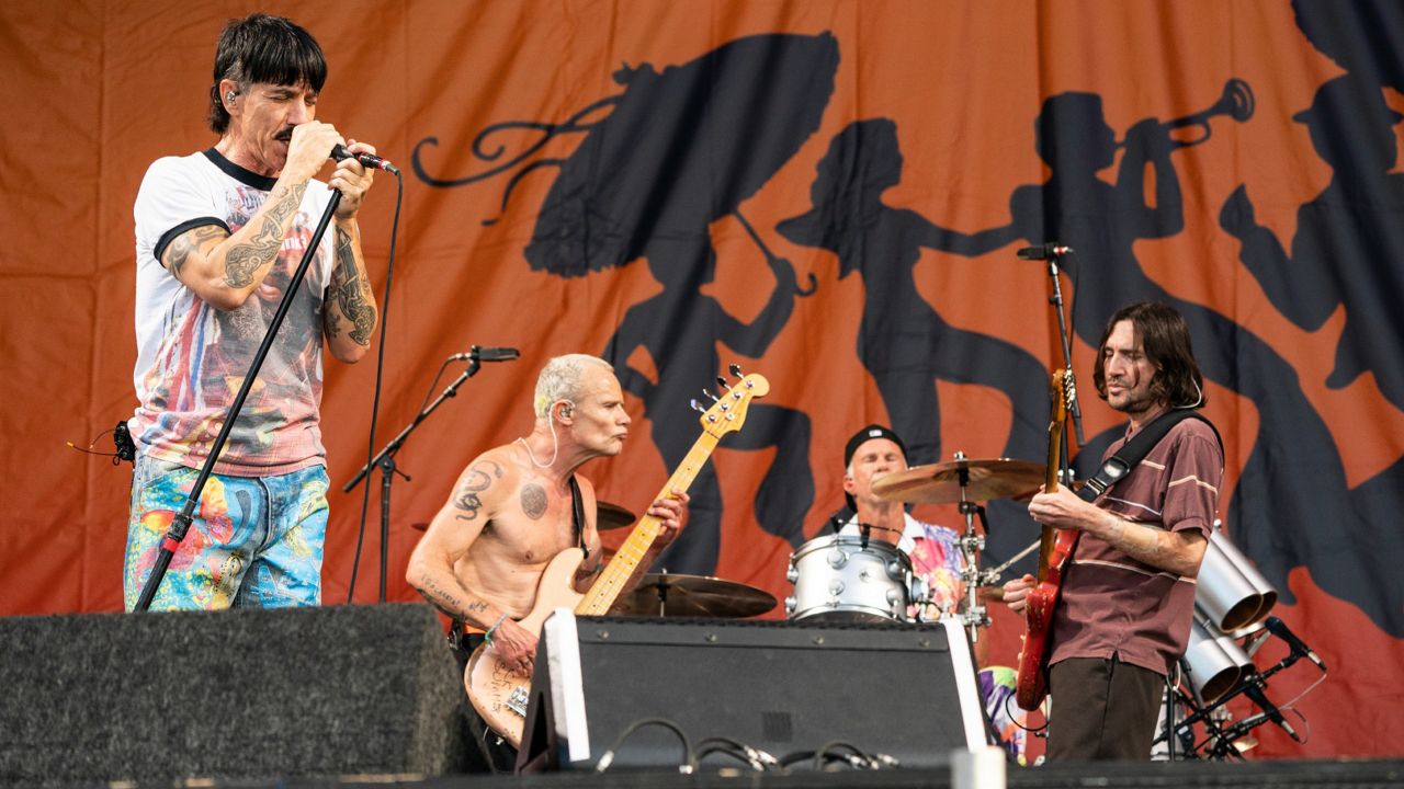 The Red Hot Chili Peppers perform in this file image. (AP Photo)